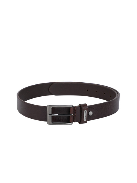 

Red Tape Men Brown Solid Leather Belt
