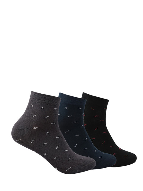 

one8 Select BY VIRAT KOHLI Men Pack of 3 Assorted Ankle-Length Socks