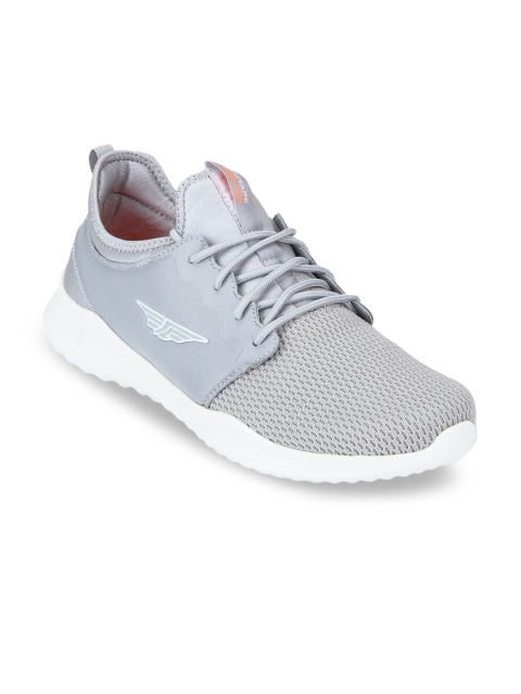

Red Tape Men Grey Textile Walking Shoes