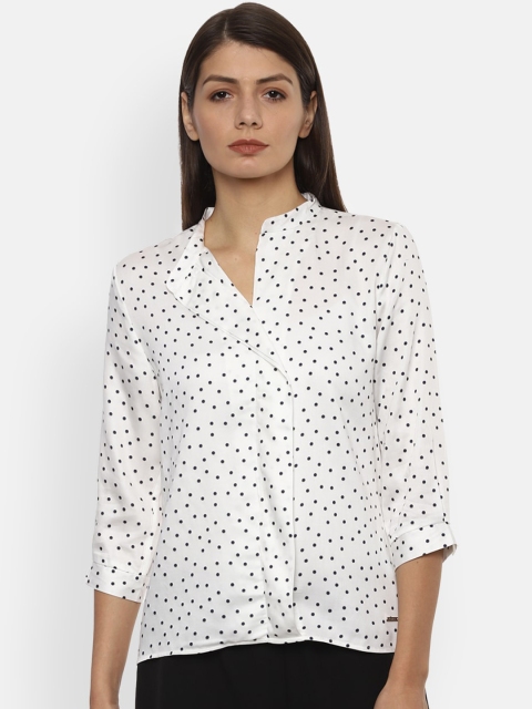 Van Heusen Woman Women White Printed Top