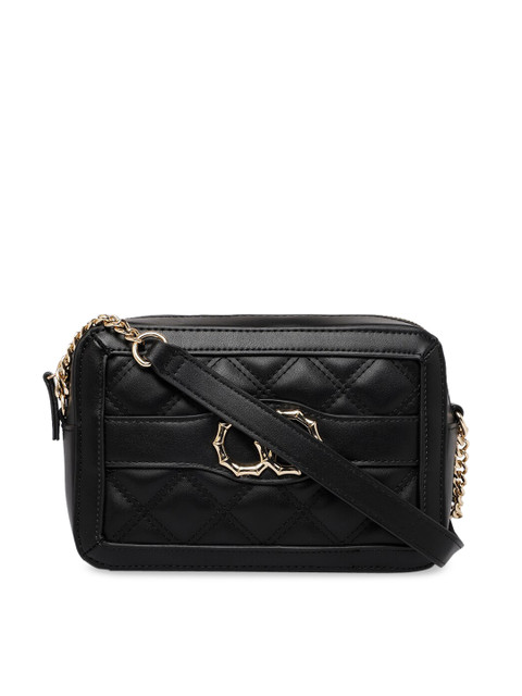 

Call It Spring Black Solid Sling Bag