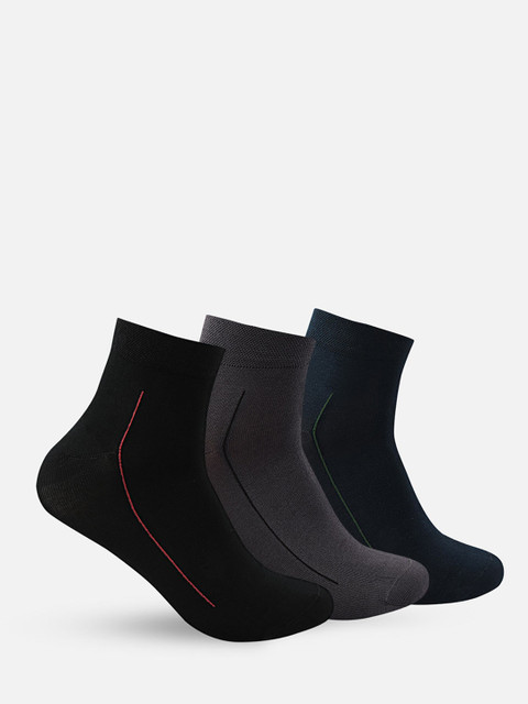 

one8 Select BY VIRAT KOHLI Men Pack of 3 Assorted Ankle-Length Socks