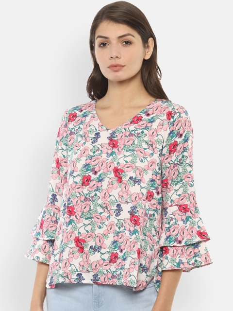 

Van Heusen Woman Women White Printed Top