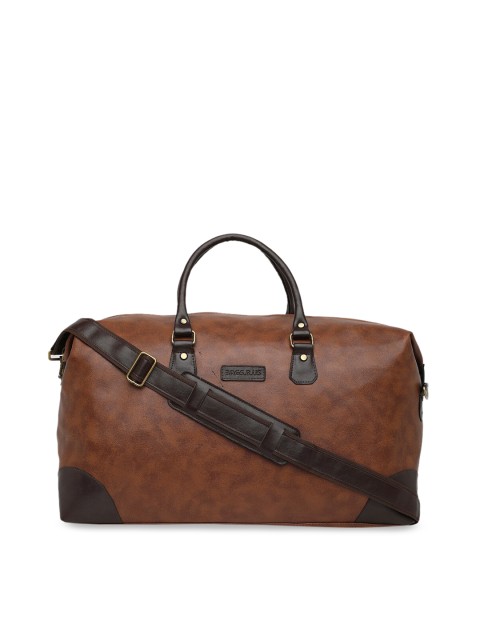 

GEPACK by BagsRUs Unisex Tan Solid Travel Duffel Bag