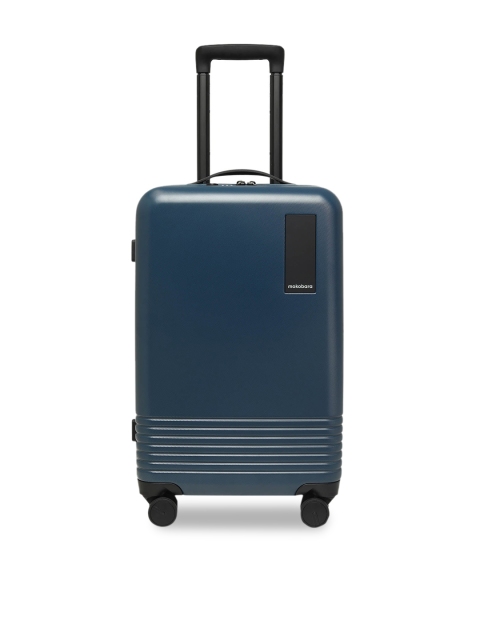 

MOKOBARA Blue Textured Cabin Trolley Bag
