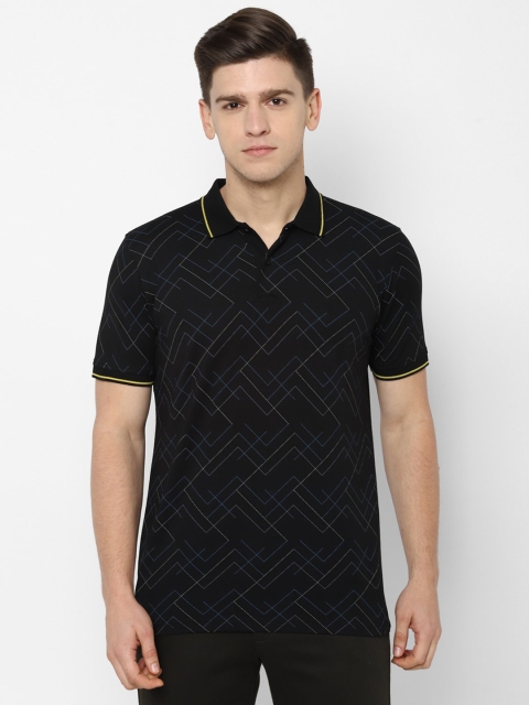 

Solly Sport Men Black Printed Polo Collar T-shirt