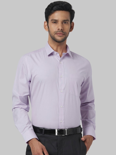 

Park Avenue Men Lavender Regular Fit Printed Formal Shirt