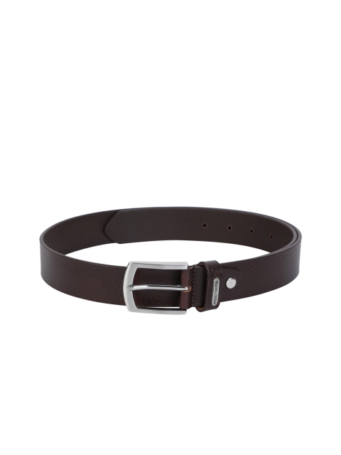 

Red Tape Men Brown Solid Leather Belt