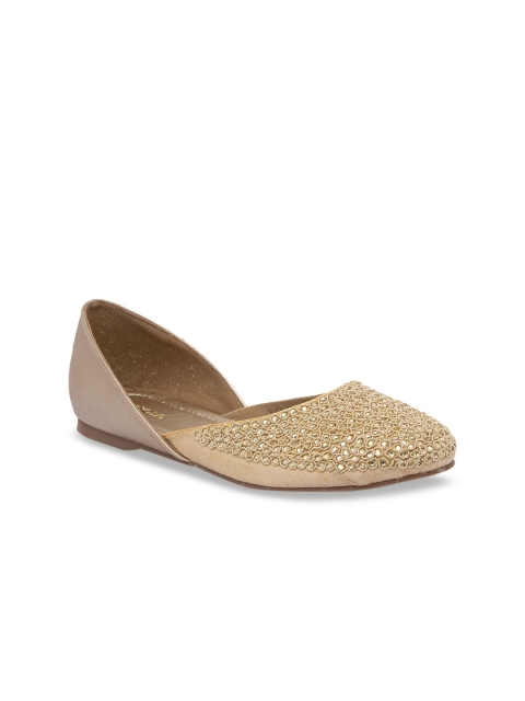 

Rocia Women Gold-Toned Embellished Ballerinas