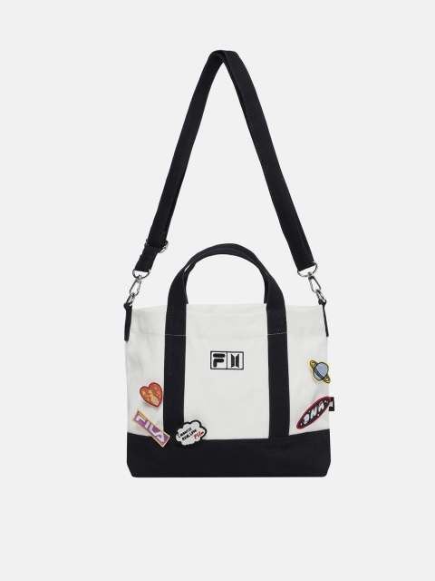 

FILA White Solid Shoulder Bag