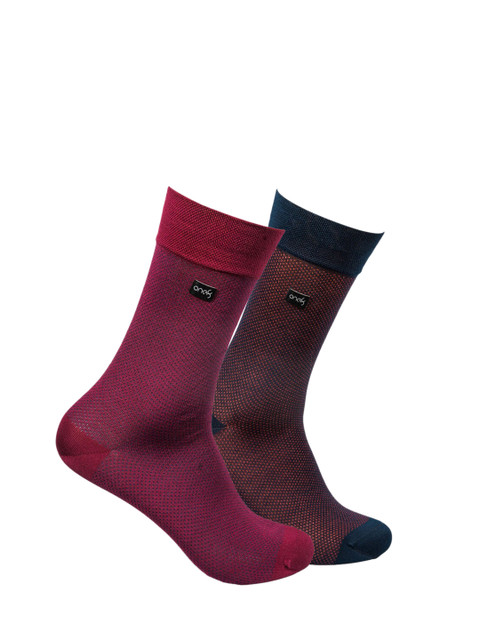 

one8 Select BY VIRAT KOHLI Men Pack of 2 Assorted Crew-Length Socks