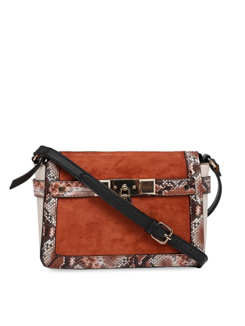 

Call It Spring Rust Textured Sling Bag