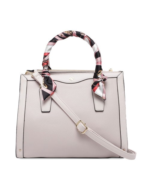 

Call It Spring Off-White Solid Handheld Bag