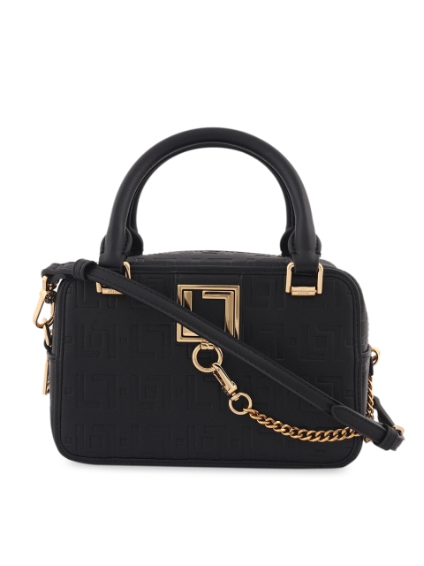 

LYN Black Solid Handheld Bag