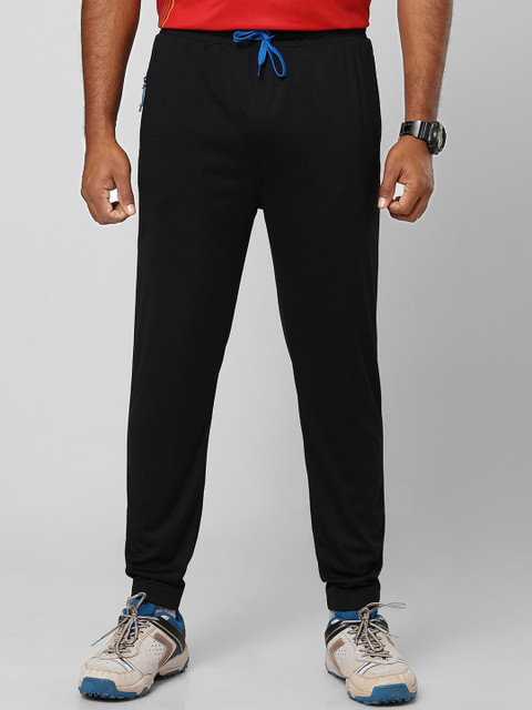 

FLX By Decathlon Men Black Slim Fit Solid Joggers