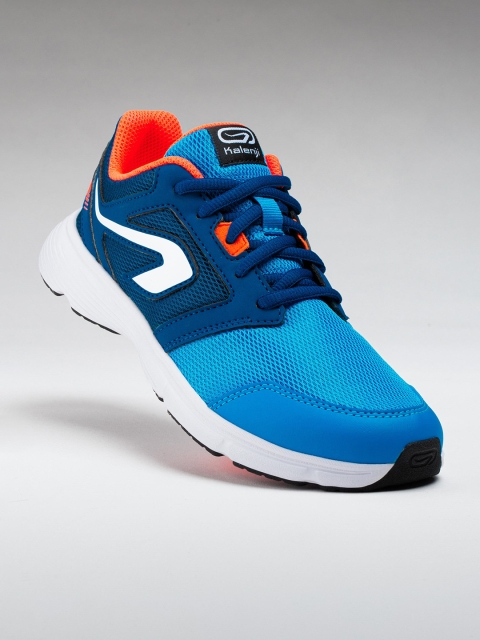 

Kalenji By Decathlon Kids Turquoise Blue & Navy Blue Running Shoes