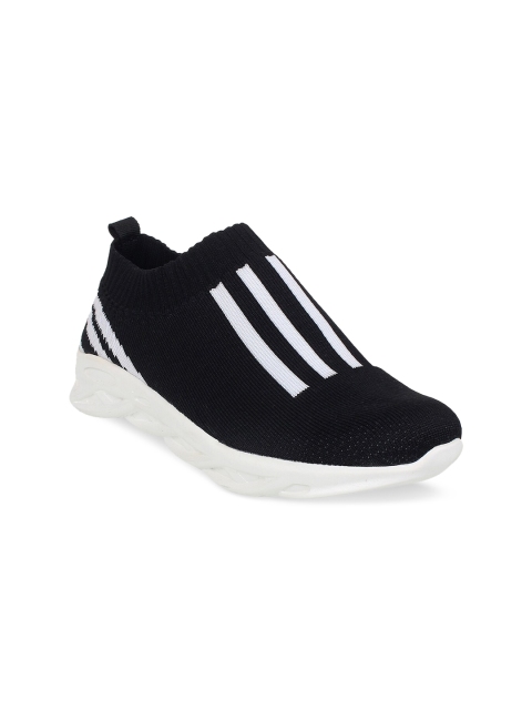 

STEPpings Women Black Mesh Walking Shoes