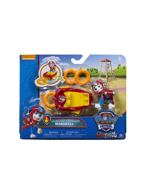 

PAW PATROL Kids Yellow & Red Marshall Launching Surfboard Toy, Multi
