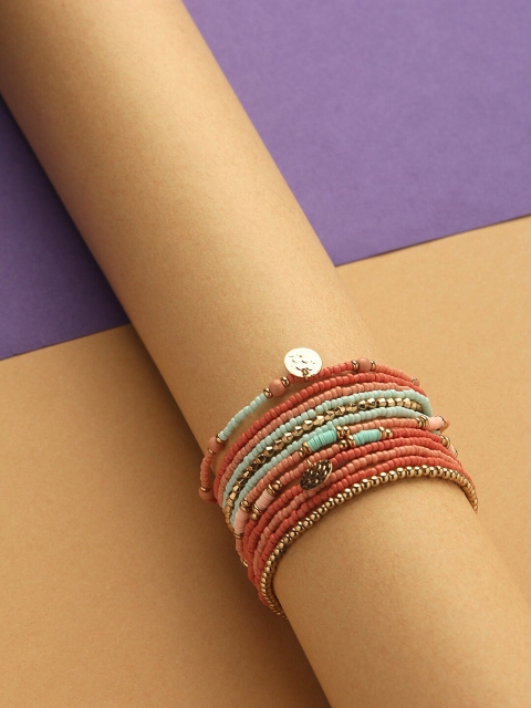 

STREET 9 Multicoloured Set Of 3 Beaded Bracelets, Multi