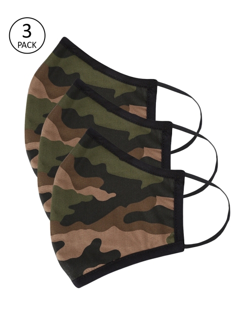 

Bene Kleed Pack Of 3 Green & Black 5-Ply Protective Outdoor Mask