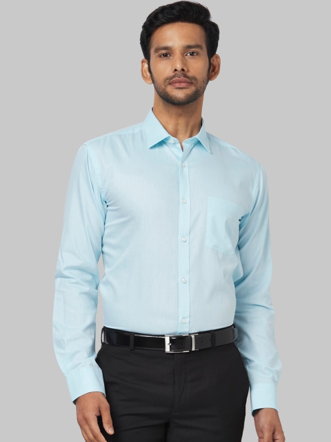 

Park Avenue Men Blue Regular Fit Solid Formal Shirt
