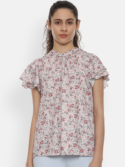 

Van Heusen Woman Women Pink Printed Top