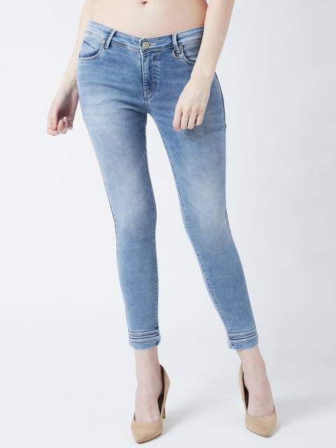 

Devis Women Blue Skinny Fit Mid-Rise Clean Look Stretchable Jeans