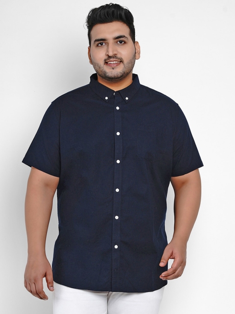 

Santonio Men Blue Comfort Slim Fit Solid Casual Shirt