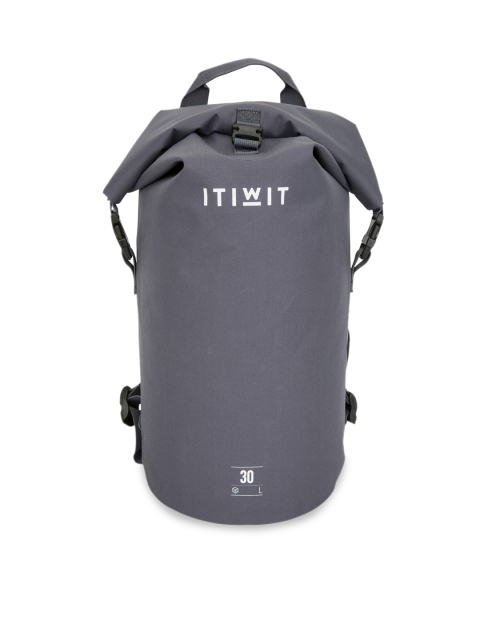 

ITIWIT By Decathlon Adults Grey Solid Waterproof Rucksack