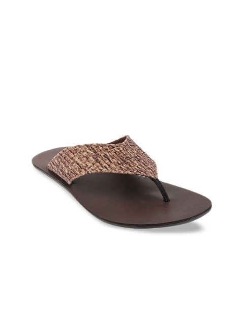 

Metro Men Brown Leather Comfort Sandals