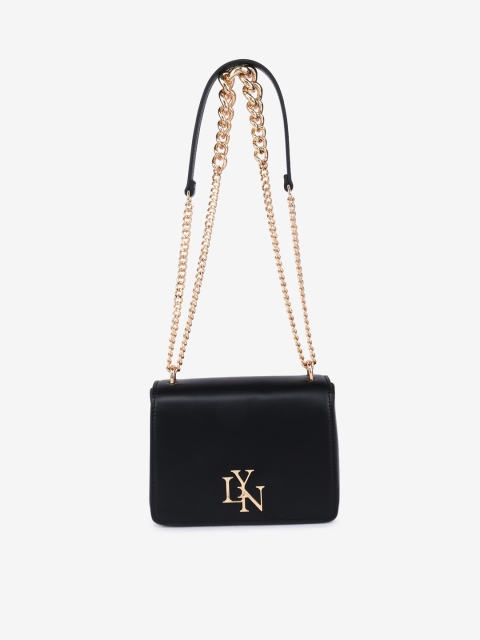 

LYN Black Solid Shoulder Bag