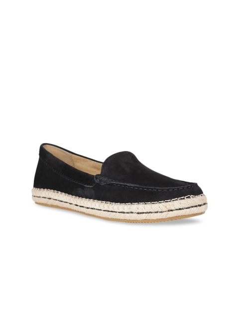 

Naturalizer Women Black Textured Espadrilles