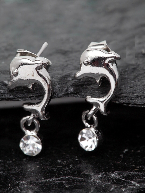 

Stoln Silver-Toned Animal Shaped Studs
