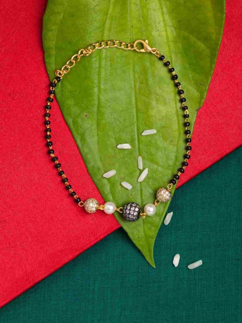 

Sia Art Jewellery Gold-Plated Alloy Mangalsutra Bracelet