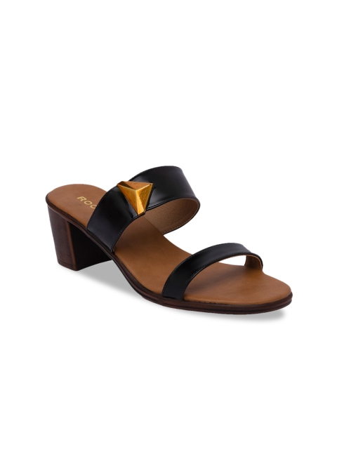 

Rocia Women Black Solid Heels