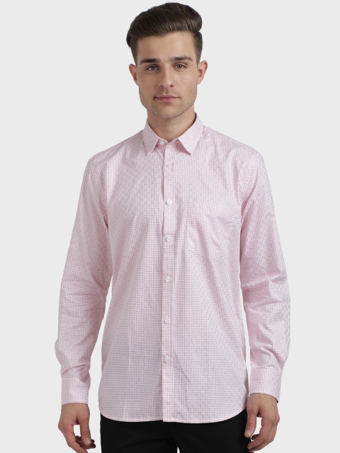 

ColorPlus Men Red & White Regular Fit Printed Casual Shirt