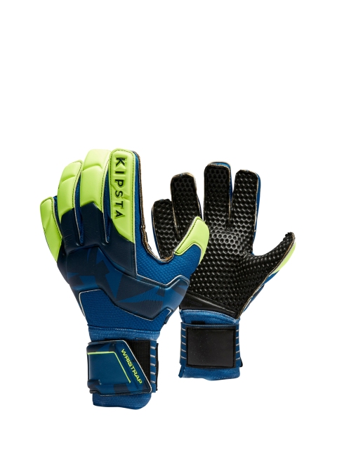 

Kipsta By Decathlon Unisex Black & Navy Blue F500 Resist Football Goalkeeper Gloves