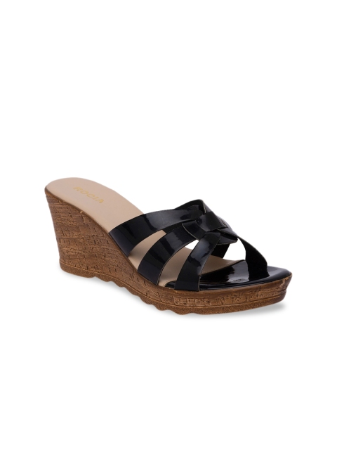 

Rocia Women Black Solid Sandals