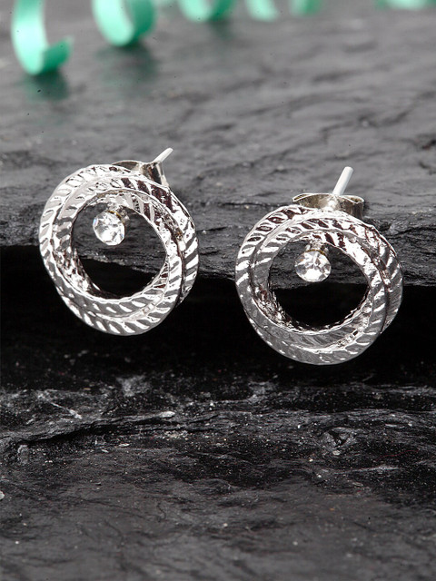 

Stoln Silver-Plated Circular Studs