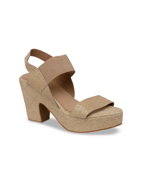 

Rocia Women Gold-Toned Embellished Sandals