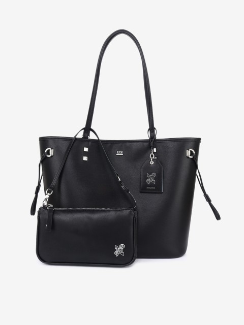 

LYN Black Solid Shoulder Bag