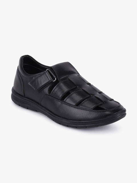 

Duke Men Black Shoe-Style Sandals