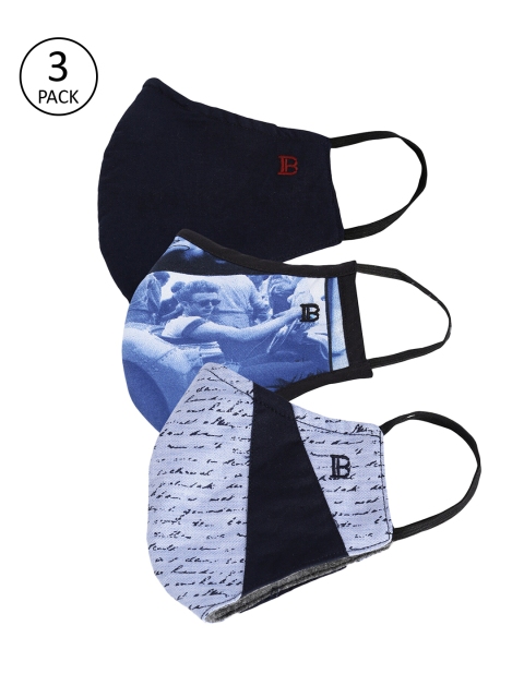 

Bene Kleed Pack Of 3 5-Ply Reusable Protective Outdoor Masks, Black