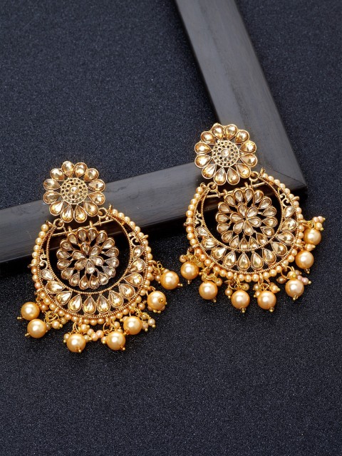 

Ibtida Gold-Toned Circular Chandbalis
