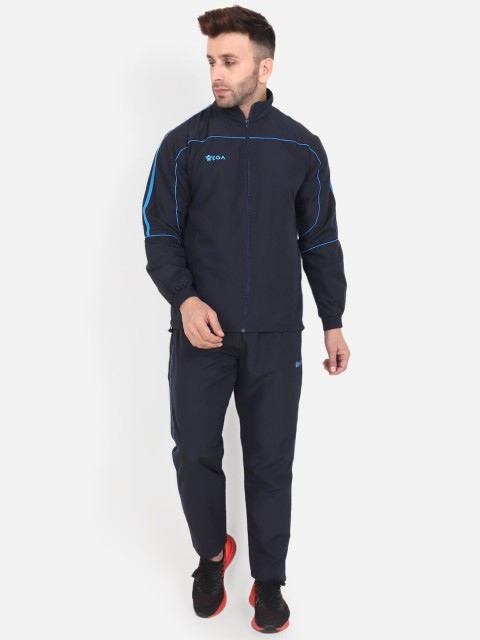 

Vega Men Navy Blue Solid Sports Track Suit