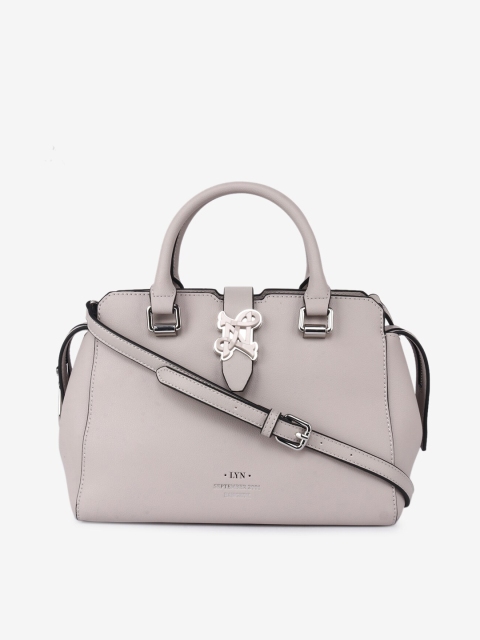

LYN Grey Solid Handheld Bag