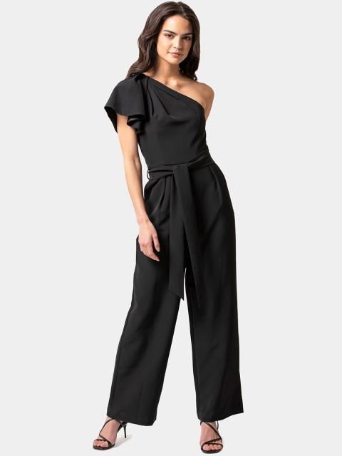 

Forever New Women Black Solid Basic Jumpsuit