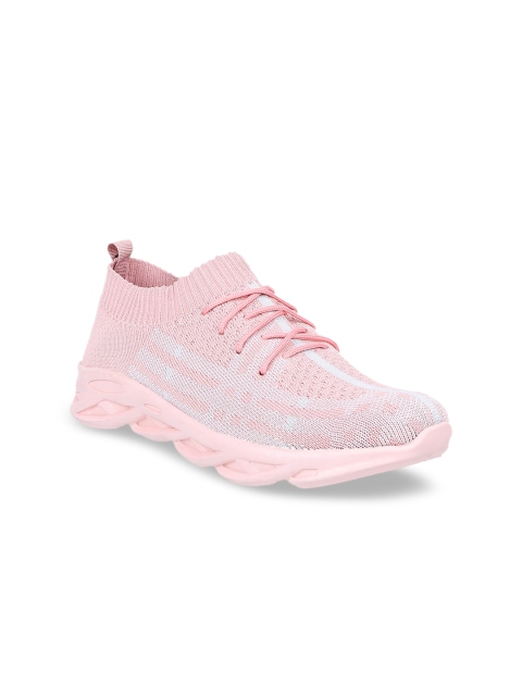 

STEPpings Women Nude-Coloured Mesh Walking Shoes