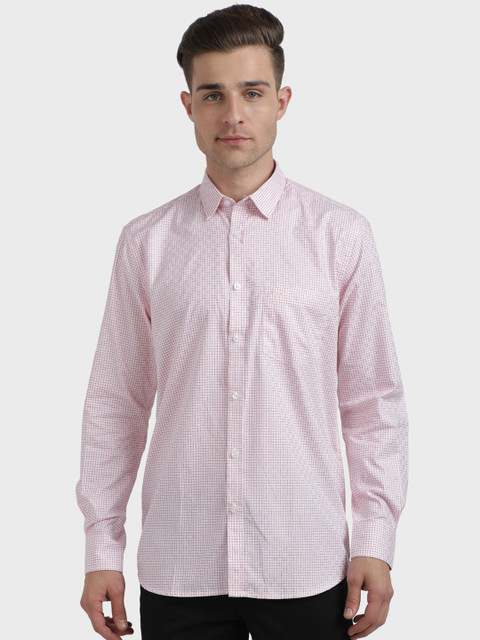 

ColorPlus Men Red Regular Fit Printed Casual Shirt