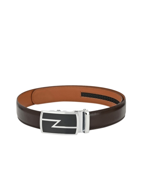 

Pacific Gold Men Brown Solid Genuine Leather Belt